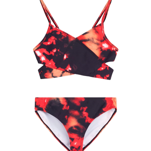 Kanu Surf Girls' Hurricane Beach Sport Wrap Around Bikini 2-Piece Swimsuit 14
