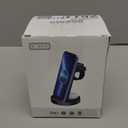 Anlmz 3 in 1 Charging Station for iPhone, Wireless Charger for iPhone 17 16e 16 15 14 13 12 11 X Pro Max & Apple Watch - Wireless Charging Station for AirPods 4 3 Pro (Black)