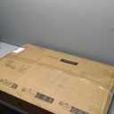 L Shaped Gaming Desk 40 Inch - Computer Corner Desk with Power Outlets, Reversible Shelves & Storage Bag for Home Office, PC Gaming Table, Black Carbon