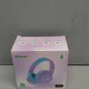 iClever BTH26 Active Noise Cancelling Headphones for Kids, 60H Play Time, Safe Volume 80dBA, Type C Fast Charging, Bluetooth5.4, Kids Bluetooth Headphones with Mic AUX Cord for iPad Airplane, Purple