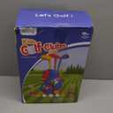 Liberry Toddler Golf Set, Upgraded Kids Golf Cart with Unique Shoulder Strap Design, Indoor Outdoor Sports Toys Gifts for Boys Girls 1 2 3 4 Years Old (Blue)