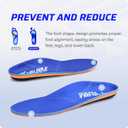 VALSOLE 250+ lbs Plantar Fasciitis High Arch Support Insole for Men Women,Heavy Duty Support Pain Relief Orthotics Insert,Relieve Flat Feet,High Arch,Foot Pain,Standing All Day Boot Work Shoe Insole