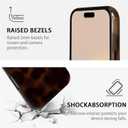 NITITOP Compatible with iPhone 16 Pro Max Case Magnetic Compatible with MagSafe Cute Leopard Amber Aesthetic Tortoise Design for Women Men Girls Soft TPU Shockproof Protective Cover - Brown