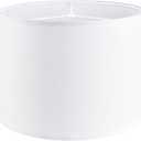 White Linen lampshades Large Drum Lamp Shade 16" Top x 16" Bottom x 10" High (Spider) Modern Lamp Shade for Table&Floor Lamp - Lampshades Replacement By GO&SO Assembly Required, 16*16*10 Inch-1 Pack