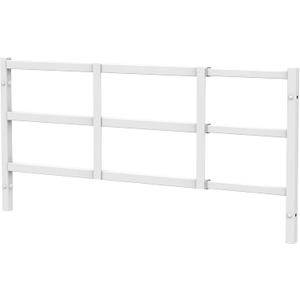 Fixed Window Safety Guard for Children Child Kids 14x 38 Adjustable Width Prevents Accidental Falls, Non-Egress, Tamper Resistant Screws Included, White, Single Pack (14x38 inches)