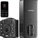 Smart Keyless Entry Door Lock, Smart Locks for Front Door, Works with APP Remote Control, Alexa, Google, Siri, Auto Unlock, keypad deadbolt, WiFi, Fingerprint Door Lock