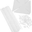 JOINPAYA 24pcs Windmill Kits for Boys and Girls Blank Graffiti Pinwheels for Creative Art Projects for Kindergarten Craft Activities Drawing Toys