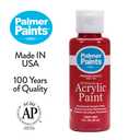 Palmer 2oz Red Color Acrylic Paint 