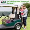 10L0L Universal Golf Cart Seat Covers/Seat Blanket for EZGO TXT/RXV & Club Car DS/Precedent, Breathable Seat Towel/Seat Cushions with Non-Slip Backing, All-Season Comfort (Not for Yamaha)