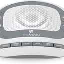 MyBaby SoundSpa White Noise Machine for Babies | 6 Soothing Lullabies for Newborns, Sound Therapy for Travel, Relaxing, Kids, Newborns, Baby Songs, Adjustable Volume, Auto-off Timer, By HoMedics