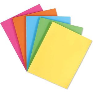 Bold Color Paper Pack of 150 (30 of Each Color), 8-1/2-x-11 Inches, 110 GSM 29 lb Colorful Multipurpose Computer Printer Paper