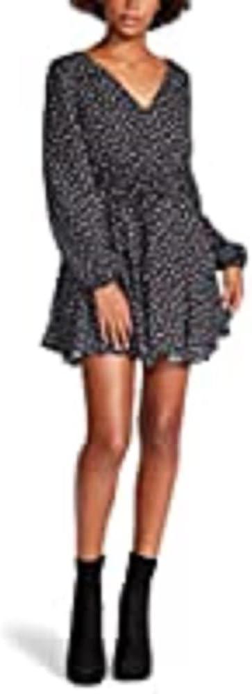 Steve Madden Apparel womens Kara Casual Dress, Black, XS 