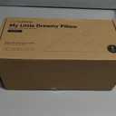 Toddler Pillow with Pillowcase - 13x18 My Little Dreamy Kids Travel Bed Pillows for Sleeping, Organic Cotton Small Pillowcase, Soft & Breathable, Machine Washable, Toddlers 2-5 Years Old (Soft White)