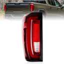 Boine LED Tail Light Compatible With 2019 2020 2021 2022 2023 2024 GMC Sierra 1500 2500HD 3500HD Left Driver Side Rear Brake Light Replace 86820473 (Led Type - Left Driver Side)