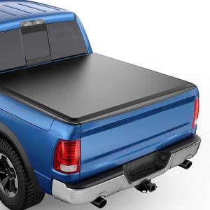 ILONPA 5.5Ft Soft Roll Up Truck Bed Pickup Tonneau Cover for 2015-2024 Ford F-150, 2022-2024 Ford F-150 Lightning Fleetside 67.1" Bed Waterproof and Easy Installation