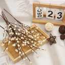 3 x NBGV Winter Decorations 12Pcs Artificial Berry Stems White Berry Picks for Christmas Holiday Flower Arrangements Home Centerpieces DIY Ornaments