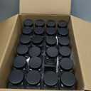 EDELHAUS Glass Spice Jars with Label and Black Lids (24 x 4oz) Spice Containers with 240 Labels, Shaker Inserts, Steel Funnel, Empty Square Empty Square Seasoning Organizer