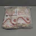 Short Cafe Curtains for Small Window 45 Inch 2 Panels,Beige Floral Terracotta Boho Kitchen Curtain,Mid Century Bedroom Drapes with Tassel Decor,Beige and Rust Orange