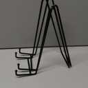 TR-LIFE 10 Inch Large Plate Stands for Display - Metal Plate Holder Display Stand + Picture Frame Holder Stand + Small Easels for Decorative Platter, Book, Plaques, Photo, Tabletop Art (2 Pack)