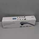 MEGAWISE Handheld Back Massager | Deep Tissue Percussion Massage for Back, Neck, Shoulders, Waist and Legs (Cordless Silver)