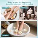 Pedi Guard Bath Liners 100 Count Disposable Pedicure Liners, Spa Footsie Clear Pedi Guard Bath Liners for Foot Bath Spa Massage Thick Elastic