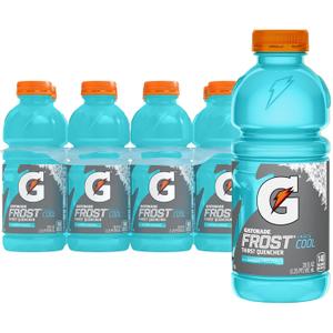 Gatorade Thirst Quencher, Glacier Freeze, 20 Fl Oz (Pack of 8) (EXP 11/05/26)