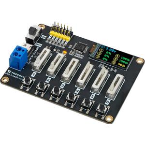 RC Digital Servo Tester, LCD Real-time Display, 6 Channels Servo Controller Board, DC5-8.4V RC Servo Tester with Over-Current Protection for RC Car Airplane Robots Mechanical Claws Tester Tool