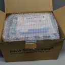 New brothread 40 Colors Compatible with Brother 500m Each Embroidery Machine Thread with Clear Plastic Storage Box for Embroidery Sewing Machine