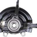 ApplianPar Front Left Side Steering Knuckle and Wheel Bearing Hub Assembly for Honda CR-V 2.4L 2007-2009