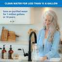 Aquasana Rhino Whole House Filter Replacement Tank for Rhino Chlorine - 1,000,000 Gallons - Carbon & KDF Filtration - Reduces 97% of Chlorine - WH-1000R