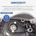 Harmonic Balancer Pulley Holder Tool Compatible with Toyota/Lexus Crankshaft Damper Pulley with 2PCS Crank Bolts Included