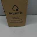 AQUAFIT 1 Gallon Water Bottle With Time Marker - Straw & Chug Lid - BPA Free Big Jug With Handle - Motivational Gym Bottle (128 oz, Aqua)