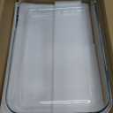 8Piece Deep Glass Baking Dish Set with Plastic lids,Rectangular Glass Bakeware Set with Lids, Baking Pans for Lasagna, Leftovers, Cooking, Kitchen, FreezertoOven and Dishwasher, Gray 