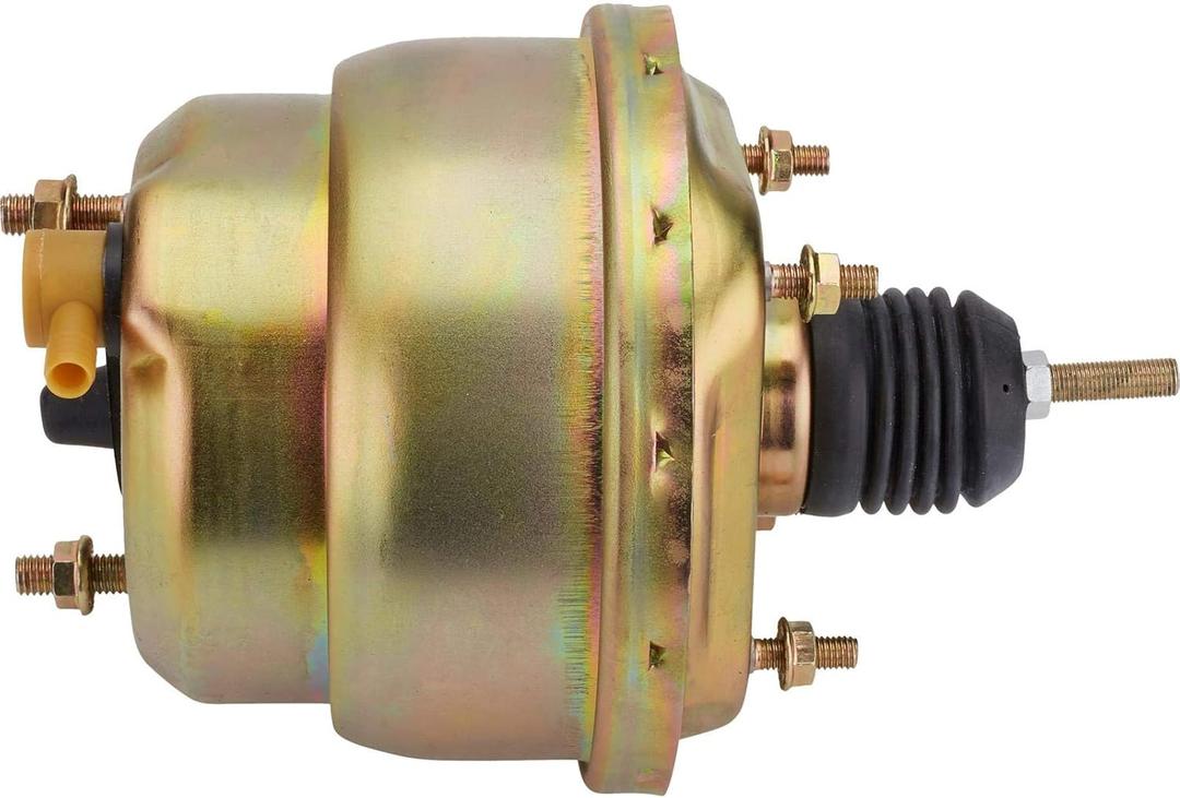 Dual Diaphragm Power Brake Booster, 7 Inch, Chromate Finish