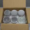 Amzcku 4 oz Glass Mason Jars with Regular Mouth Lids - 24-Pack Glass Canning Jars for Storage, Overnight Oats, Jam, Jelly, Honey, Beans, Spices, Wedding Favors, Shower Favors