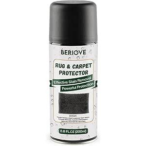 BERIOVE Rug & Carpet Protector Waterproof: Carpet Cleaner Spray Shield for Pets Stain Spot  Rug Protector for Carpet Home Interior 2 Pack