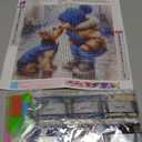 ZQEATRY 5D Diamond Painting Kits for Adults-Animal Dog Diamond Art Kits,DIY Full Round Drill Gem Art Crafts for Adults,Home Wall Decor 11.8x11.8inch