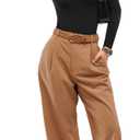 SINOPHANT Long Sleeve Bodysuit for Women Crew Round Neck Basic Stretchy Slim Fit Body Suit Top (Beige, Large)