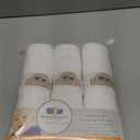 BlueSnail Quilted Thicker Waterproof Changing Pad Liners,3 Count(Snow White 13 x 27)