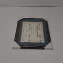GraduationMall 8.5x11 Diploma Frame with Navy over Gold Mat or Display 11x14 Certificate without Mat,Solid Wood & UV Protection Acrylic,Cherry Finish with Gold Trim