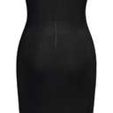 AISIZE Women's Classic Keyhole Neck Wrap Cocktail Party Sheath Dress (Black)