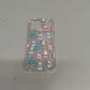 Blingy's for iPhone 17 Pro Max Case, Christmas Pattern with Santa Reindeer Snowman Winter Holiday Design Transparent Soft TPU Protective Clear Case 6.9 inch (Santa Mix)