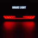 Third 3rd Brake Light for 1999-2006 Chevy Silverado/ GMC Sierra 1500 2500 3500 HD, , TIME TUNNEL Sequential LED High Mount Stop Light for 2007 Silverado/Sierra Classic, Rear Center Cab Tail Lamp