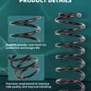 AUTOMUTO 2X Rear Suspension Coil Spring Set for Dodge Grand Caravan 08-17