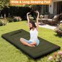 Floor Mattress 80 x 36 Inches XXL Portable Foam Sleeping Pad Comfortable Non-Slip Foldable Camping Mattress Lightweight Easy to Storage for Home Outdoor Tent Guest Bed Living Room