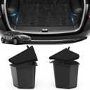 oEdRo 2022 2023 Tesla Model Y Trunk Storage Bins for 5-Seater, Rear Trunk Organizer Side Storage Boxs with Lids, ABS Waterproof Odorless Protector Packets Accessories