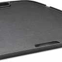 Napoleon Cast Iron Reversible Griddle - Fits All TravelQ 285 Series Portable Grills, Non-Stick, Carry Handle (14.5" x 10.5" x 1.2")