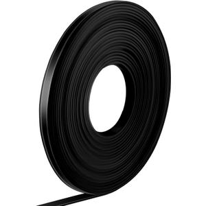 Tellegloww Black Magnetic Tape Roll Thin Strips, 1/4 inch x 20 feet Magnetic Board Dividers Whiteboard Graphic Decorative Tape Marking Line for Classroom Office Art Accessories