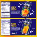 2 x Jumex Mango Nectar Juice & Peach Nectar - Made with Fresh Fruit Puree - Tropical Fruit Juice Concentrate for Smoothie Mix, Cocktail Mixers & Kids Beverages - 11.3oz, 12 Pack Canned Drinks