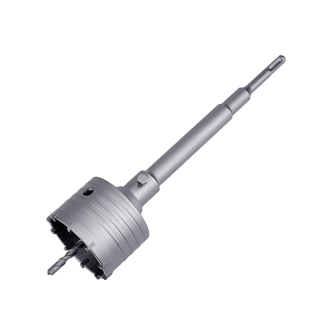 100mm / 4 inch Concrete Hole Saw with 250mm SDS Plus Shank Connecting Rod Cement Hole Saw for Cement Brick Concrete Stone Wall (100mm (4 inch))